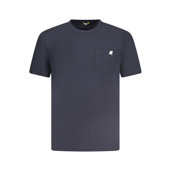 K-WAY Blu Cotton Men T-Shirt