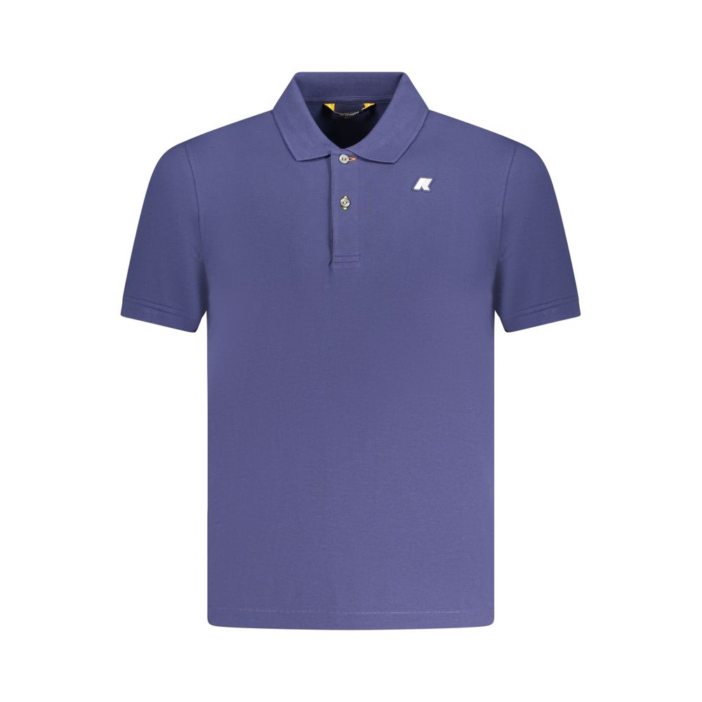 K-WAY Blue Cotton Men's Polo Shirt
