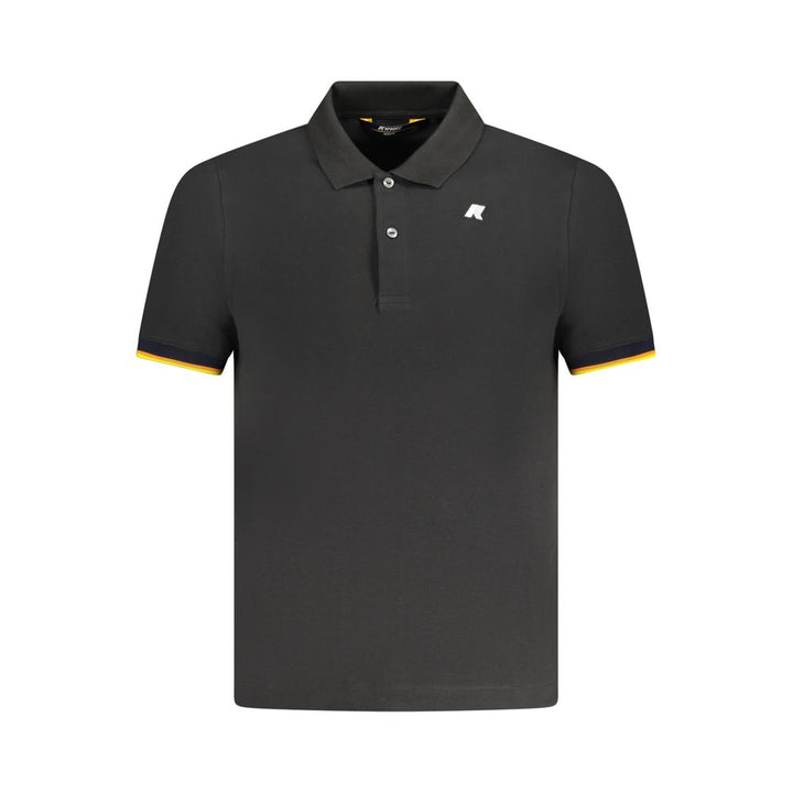 K-WAY Black Cotton Men's Polo