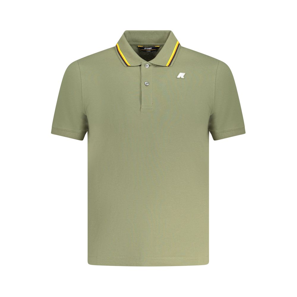 K-WAY Verde Cotton Men Polo