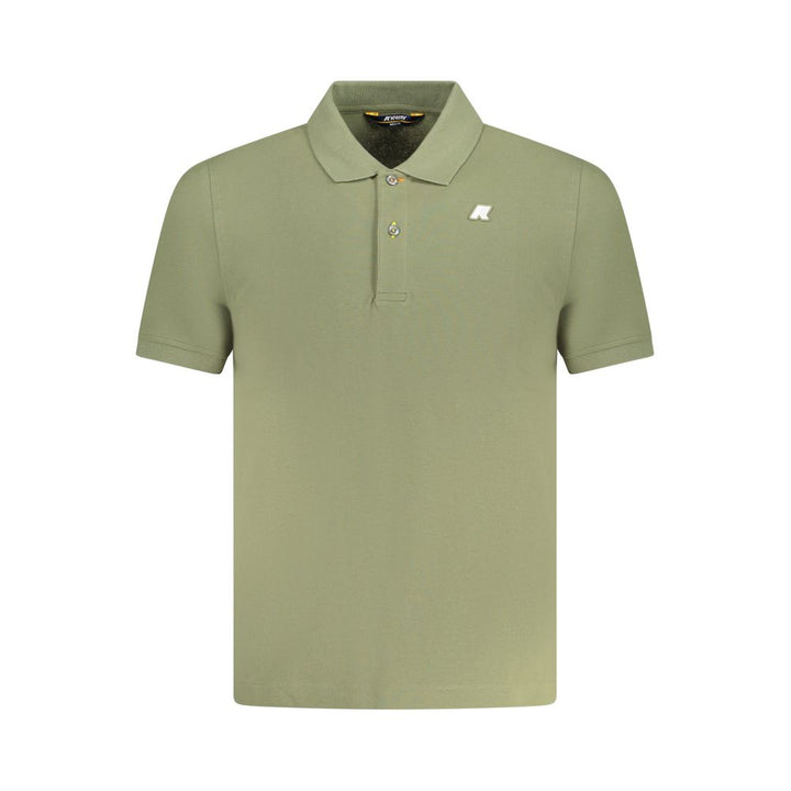 K-WAY Verde Cotton Men Polo Shirt