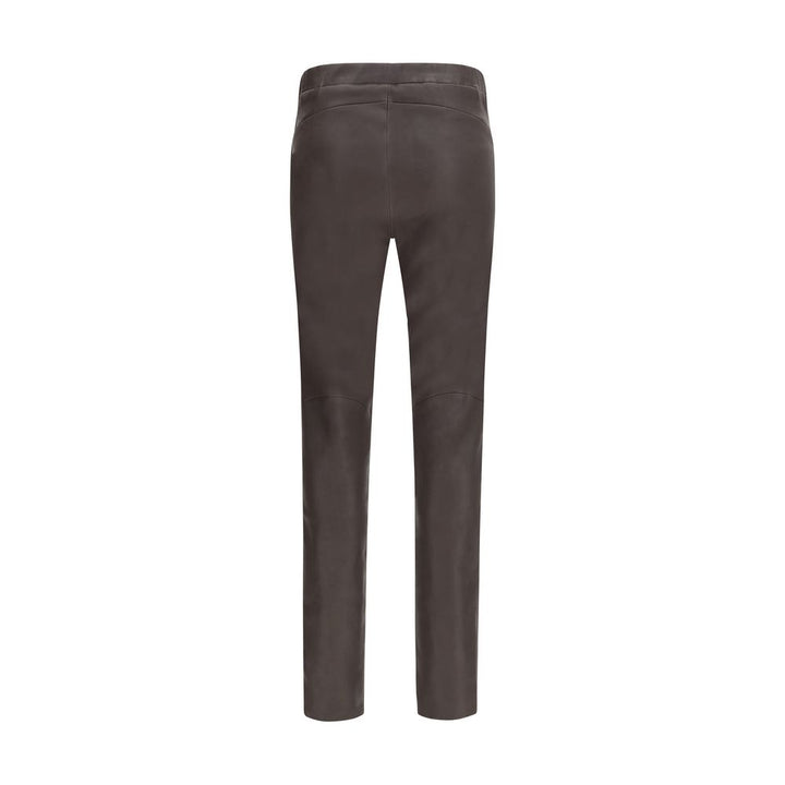 Arma Brown Leather Pants