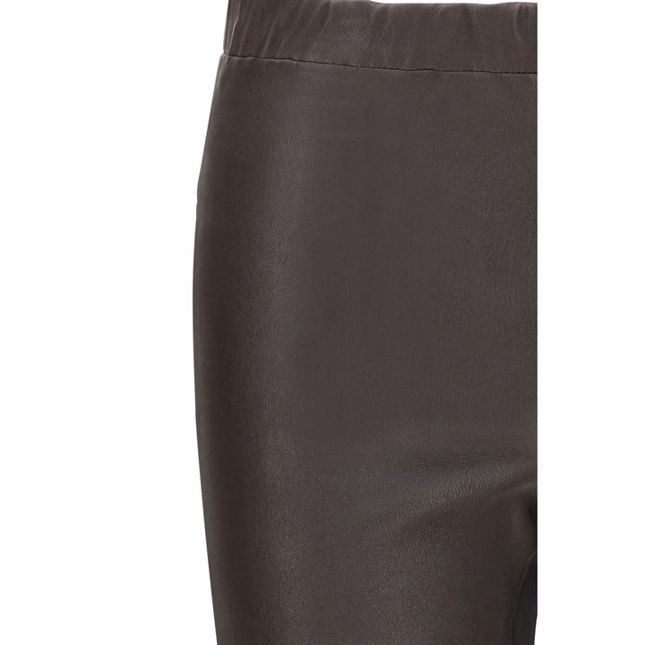 Arma Brown Leather Pants