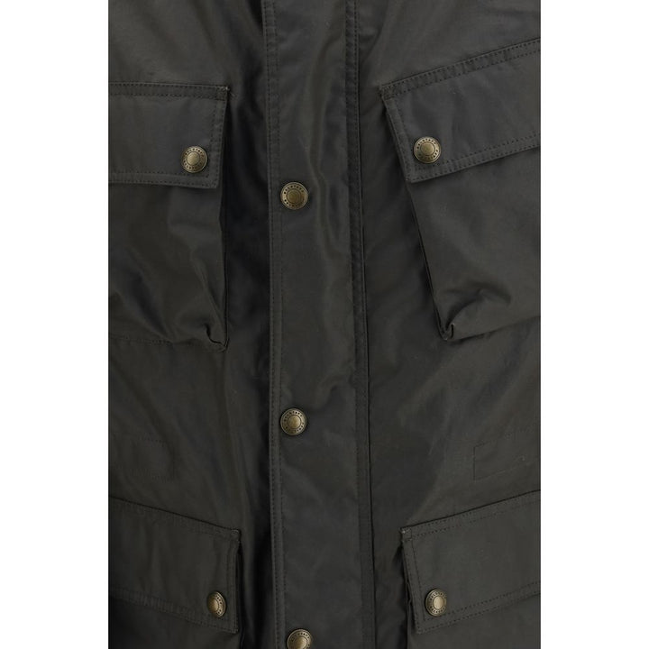 Belstaff Bicolor Cotton Full-Length Jacket