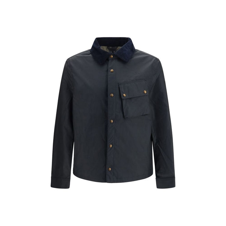 Belstaff Blue Cotton Full-Length Jacket