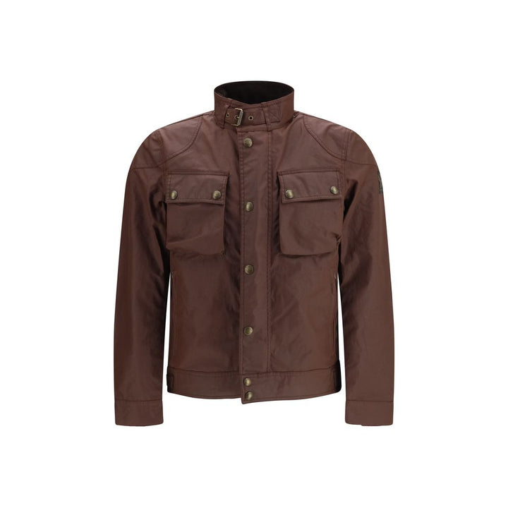 Belstaff Brown Cotton Full-Length Jacket