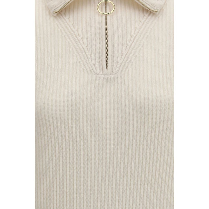 Forte_Forte White Wool Oves Aries Sweatshirt