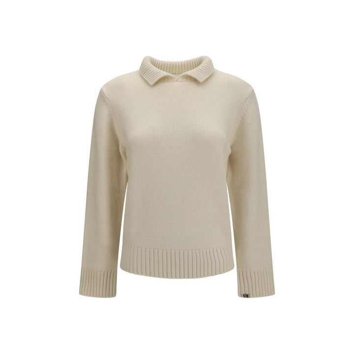 Extreme Cashmere White Cashmere Sweater