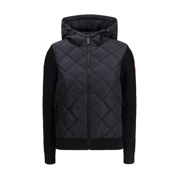 Canada Goose Black Wool Oves Aries Full-Length Jacket