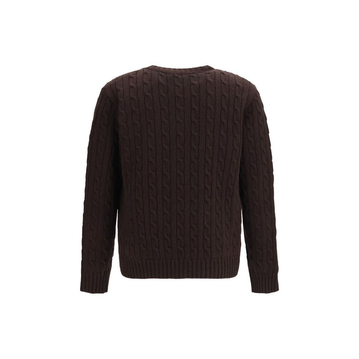 Valentino Garavani Brown Wool Oves Aries Cardigan