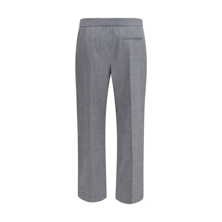 Alexander McQueen Gray Wool Oves Aries Casual Pants