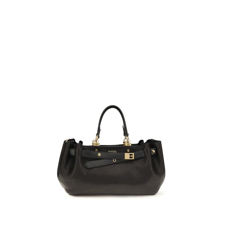Balenciaga Black Calf Leather Bos Taurus Shoulder Bag