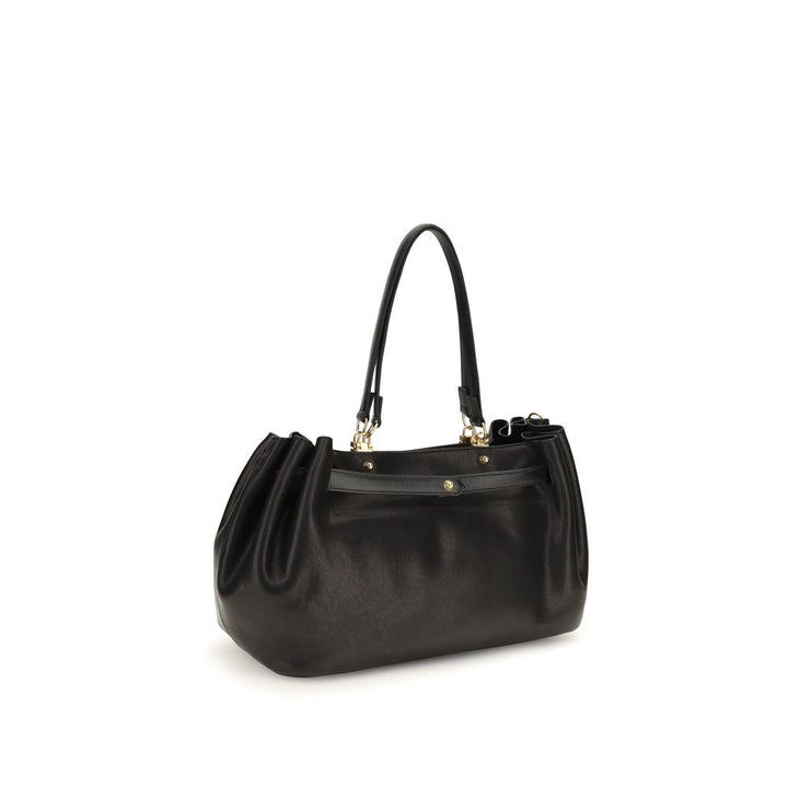 Balenciaga Black Calf Leather Bos Taurus Shoulder Bag