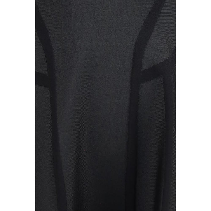 Alexander McQueen Black Polyester Cocktail Dress