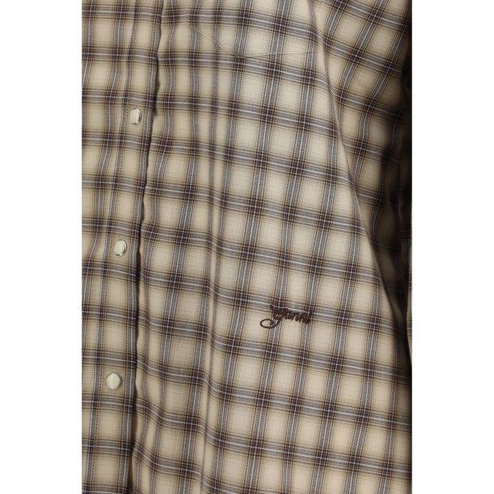 Ganni Beige Cotton Dress Shirt