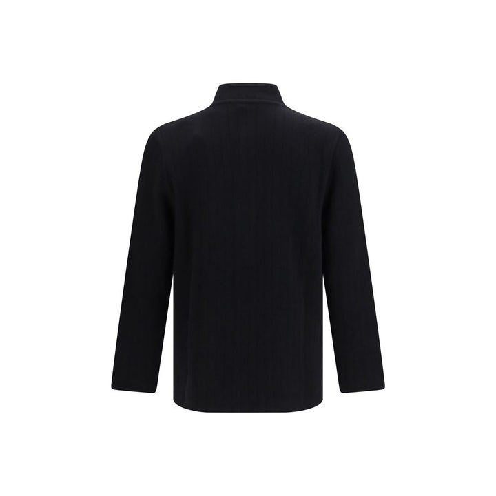 Lardini Black Wool Oves Aries Full-Length Jacket