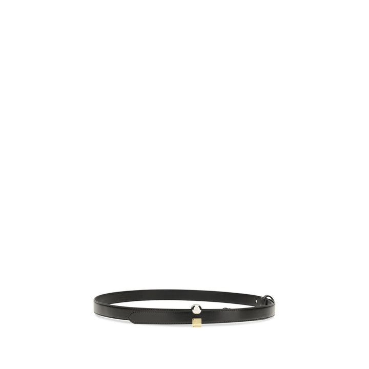 Jacquemus Black Calf Leather Bos Taurus Regular Belt
