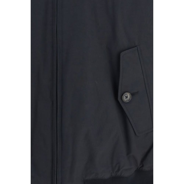 Baracuta Black Polyester Bomber