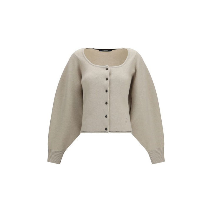 Jacquemus Beige Wool Oves Aries Cardigan