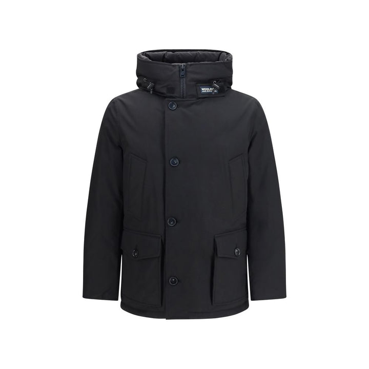 Woolrich Black Cotton Shell Jacket