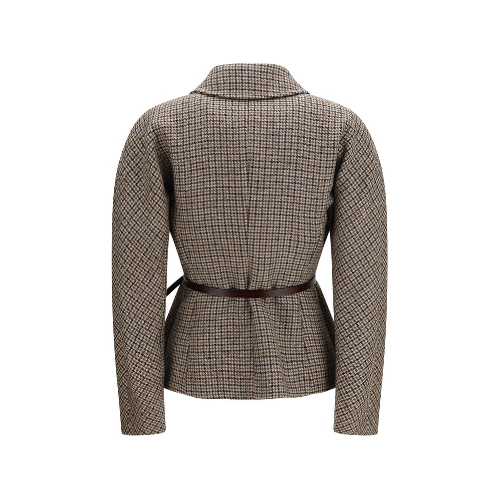 P.A.R.O.S.H. Beige Wool Oves Aries Blazer