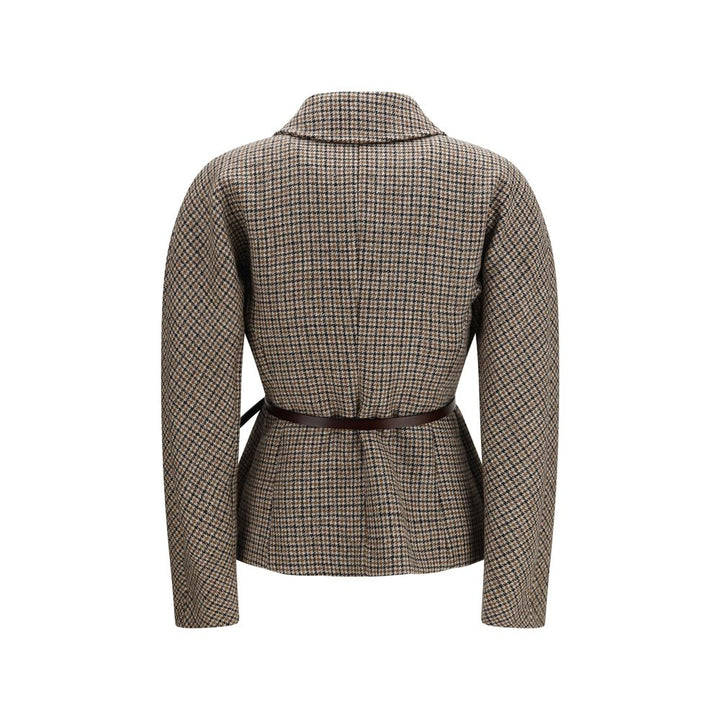 P.A.R.O.S.H. Beige Wool Oves Aries Blazer