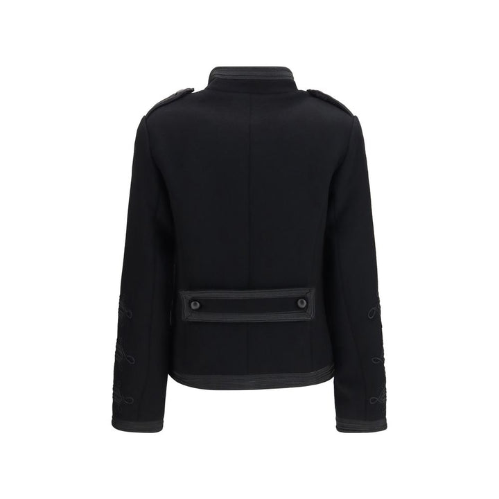 P.A.R.O.S.H. Black Wool Oves Aries Jacket
