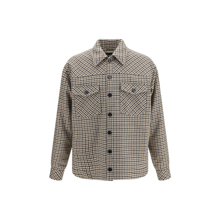 Dolce & Gabbana Brown Wool Oves Aries Full-Length Jacket