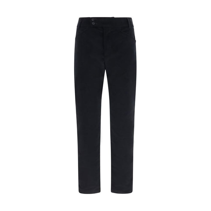 Dolce & Gabbana Black Cotton Casual Pants