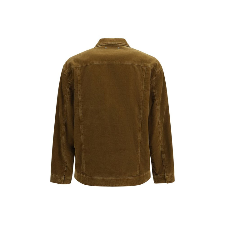 Golden Goose Brown Cotton Full-Length Jacket