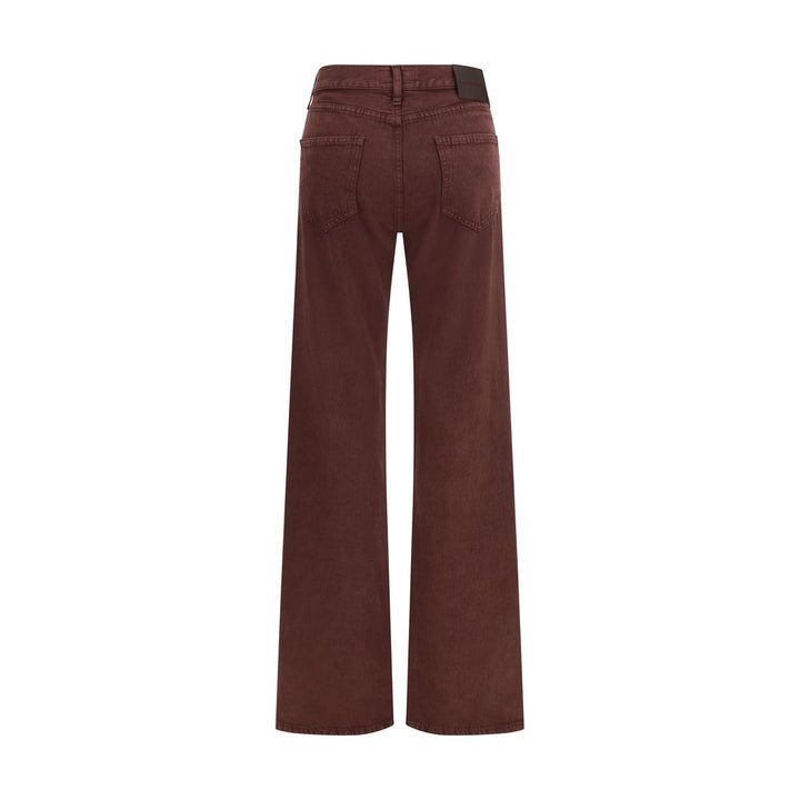 Jacob Cohen Bordeaux Cotton Straight-Leg Jeans