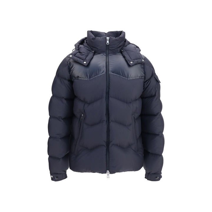 Moncler Blue Goose Down Full-Length Jacket