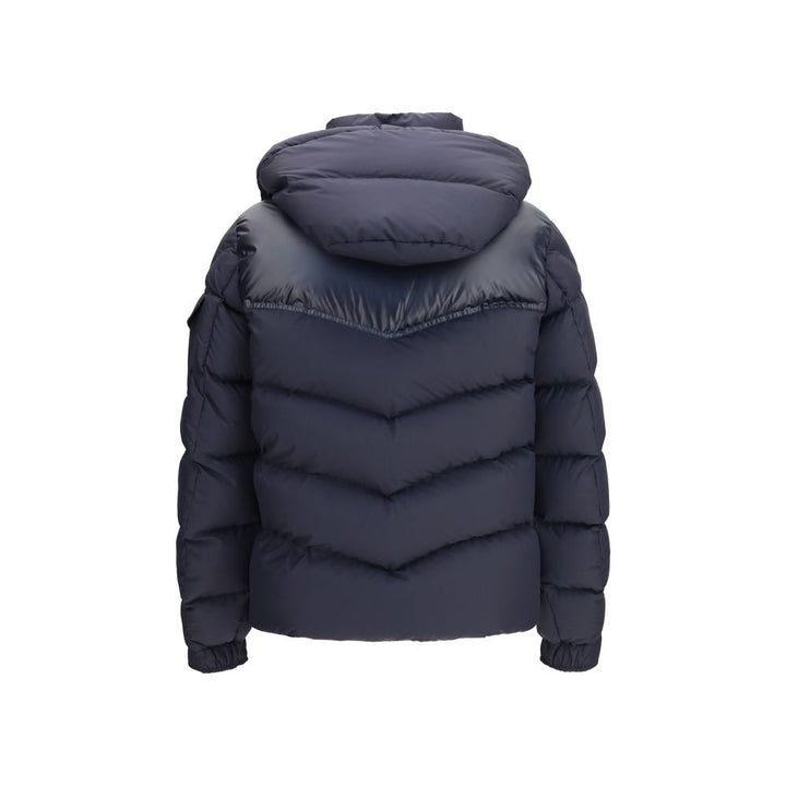 Moncler Blue Goose Down Full-Length Jacket