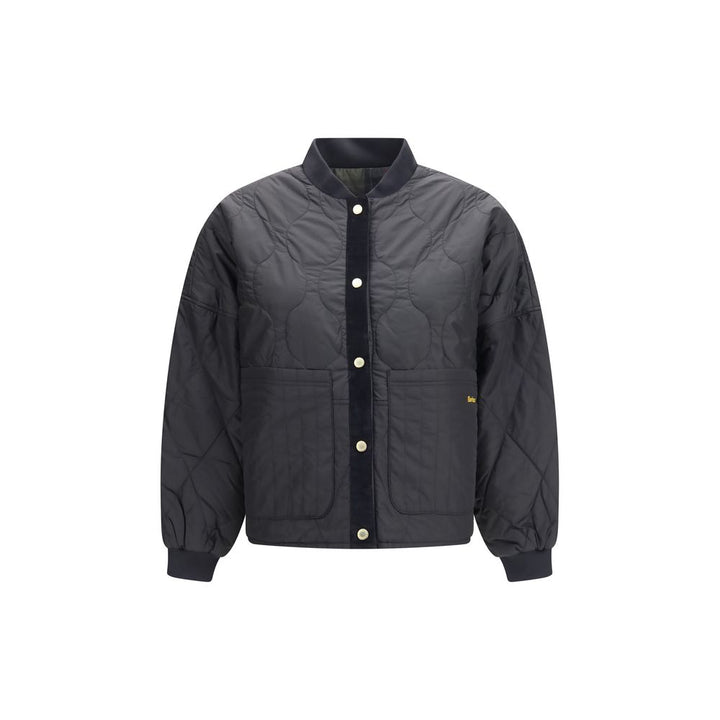 Barbour Black Polyester Bomber