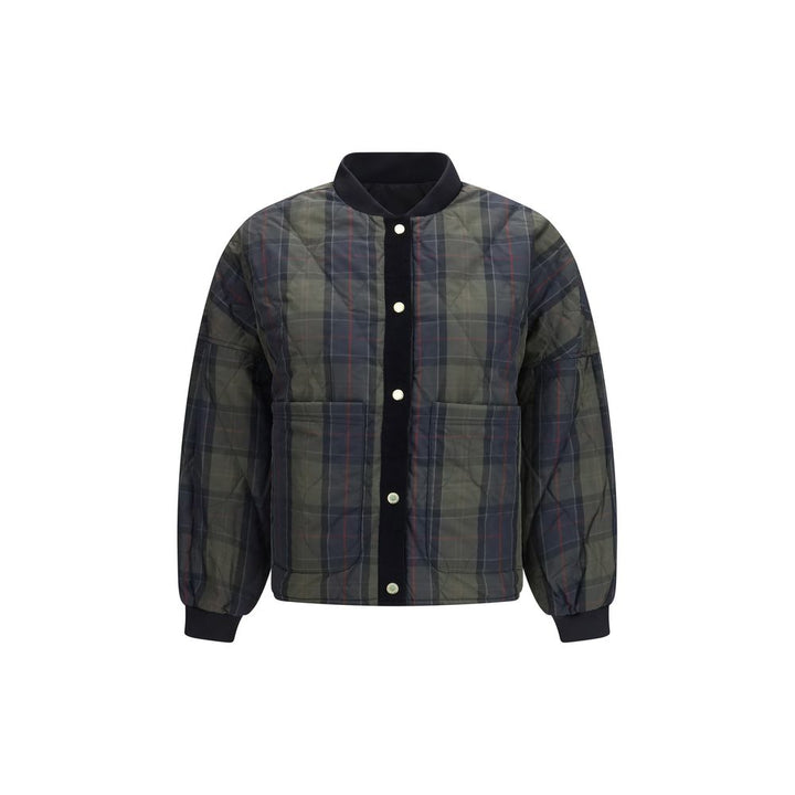 Barbour Black Polyester Bomber