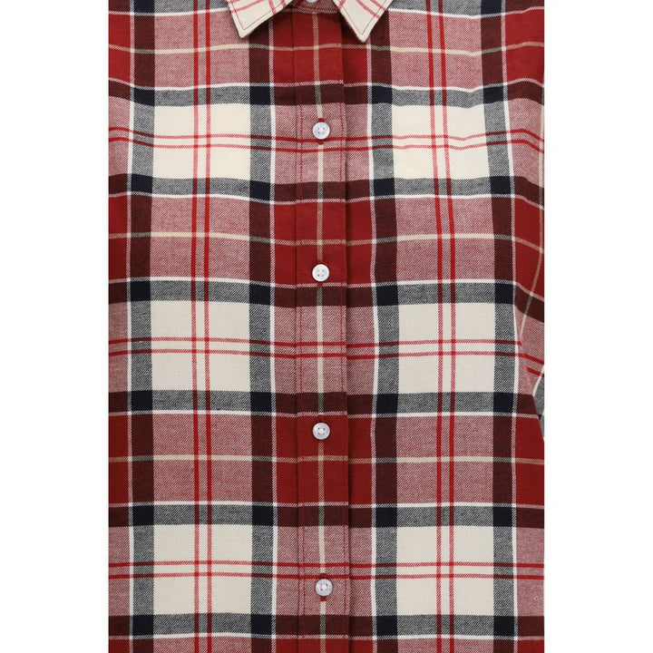 Barbour Red Cotton Pattern Shirt