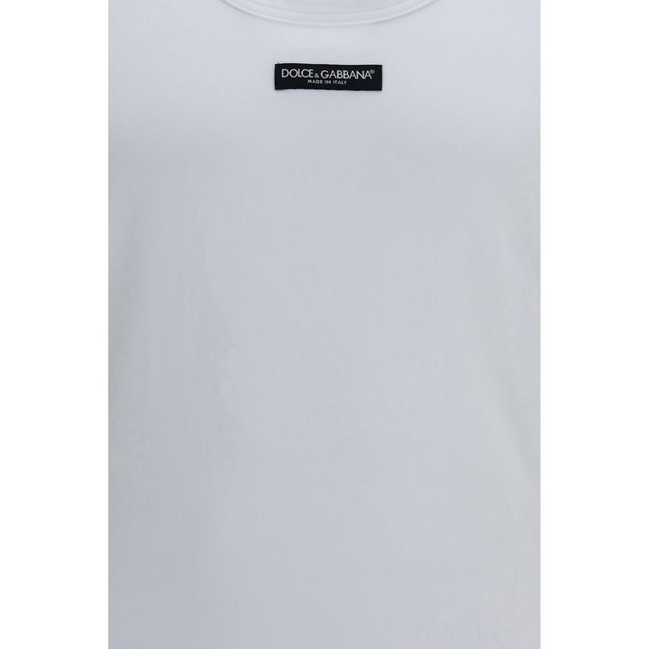 Dolce & Gabbana White Cotton Top