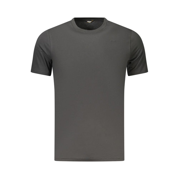 K-WAY Black Cotton Men's T-Shirt