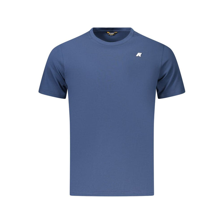 K-WAY Blue Cotton Men's T-Shirt