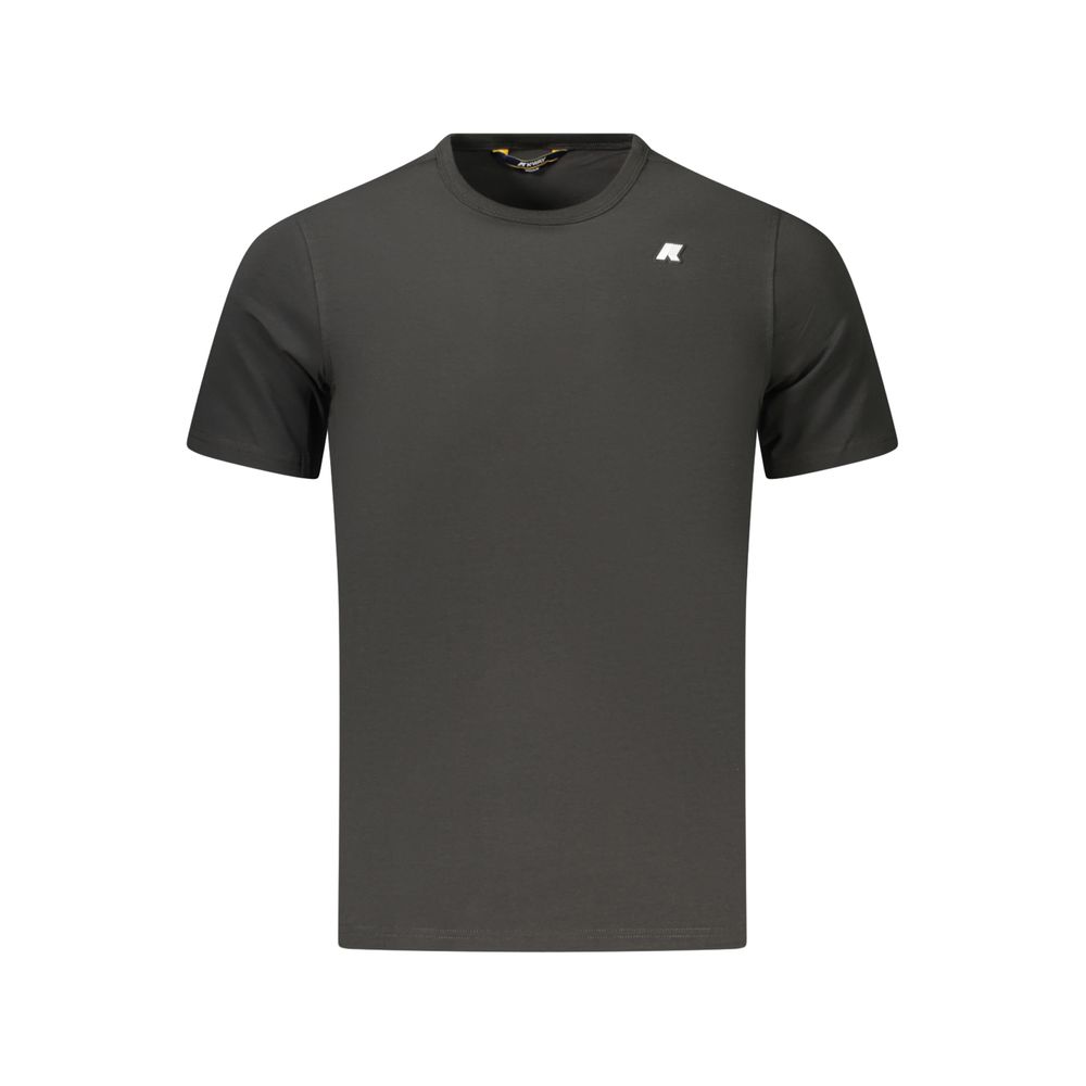 K-WAY Black Cotton Men's T-Shirt