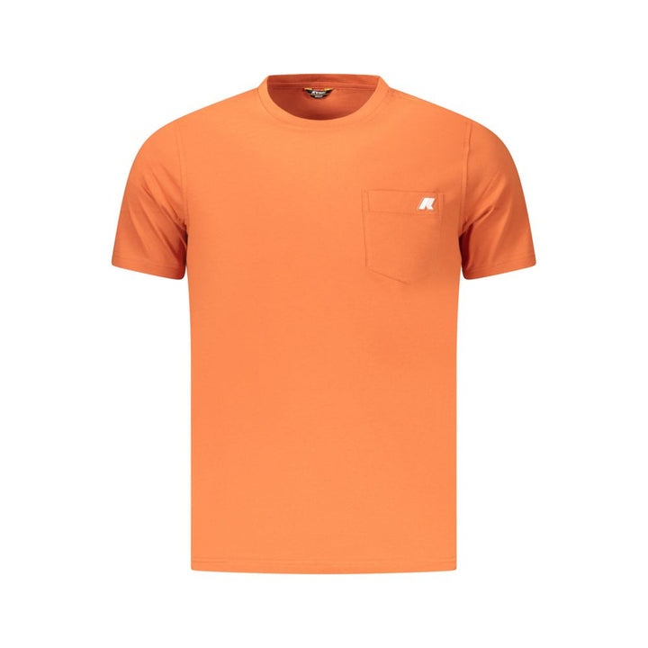 K-WAY Orange Cotton Men's T-Shirt