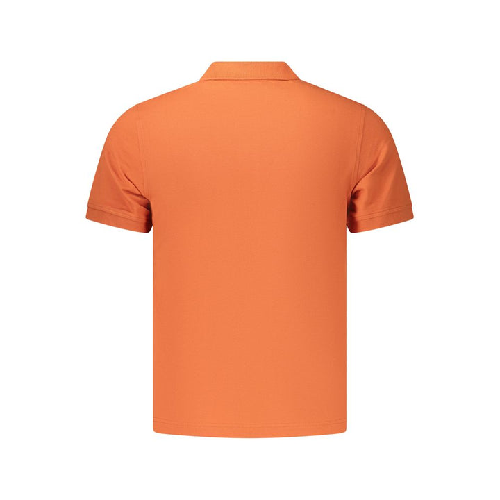 K-WAY Orange Cotton Men's Polo Shirt