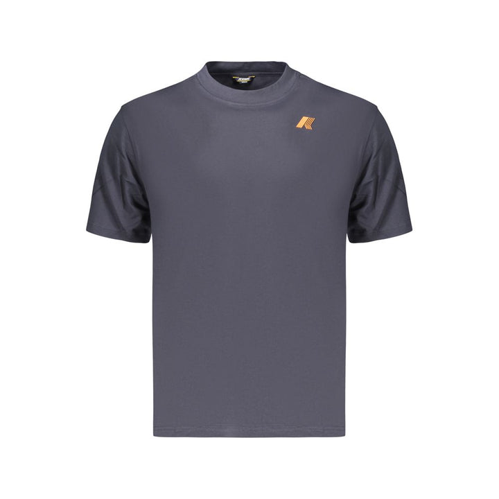 K-WAY Blue Cotton Men's T-Shirt