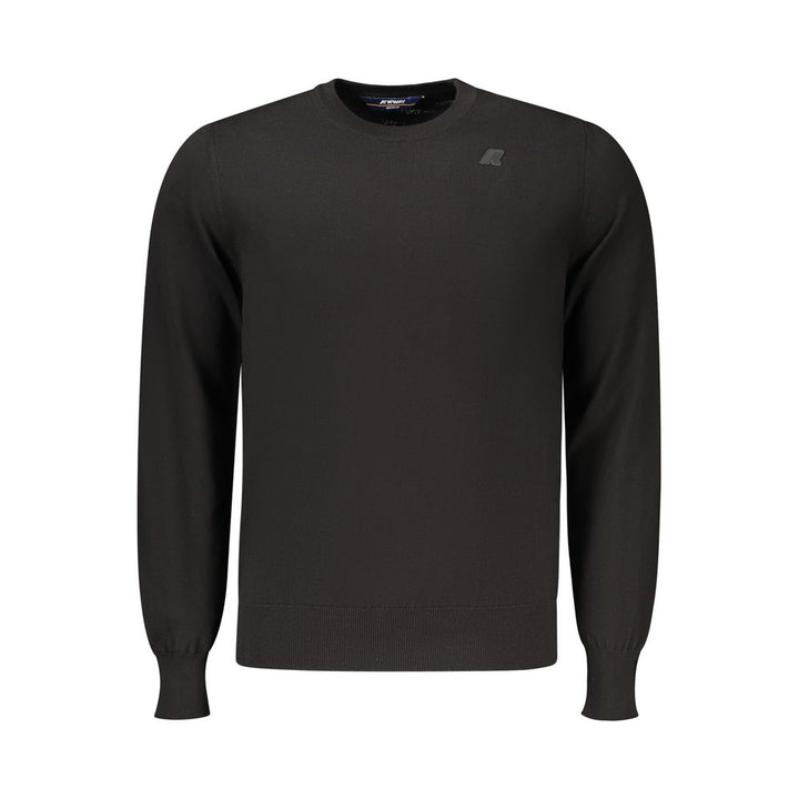 K-WAY Black Cotton Menswear Sweater