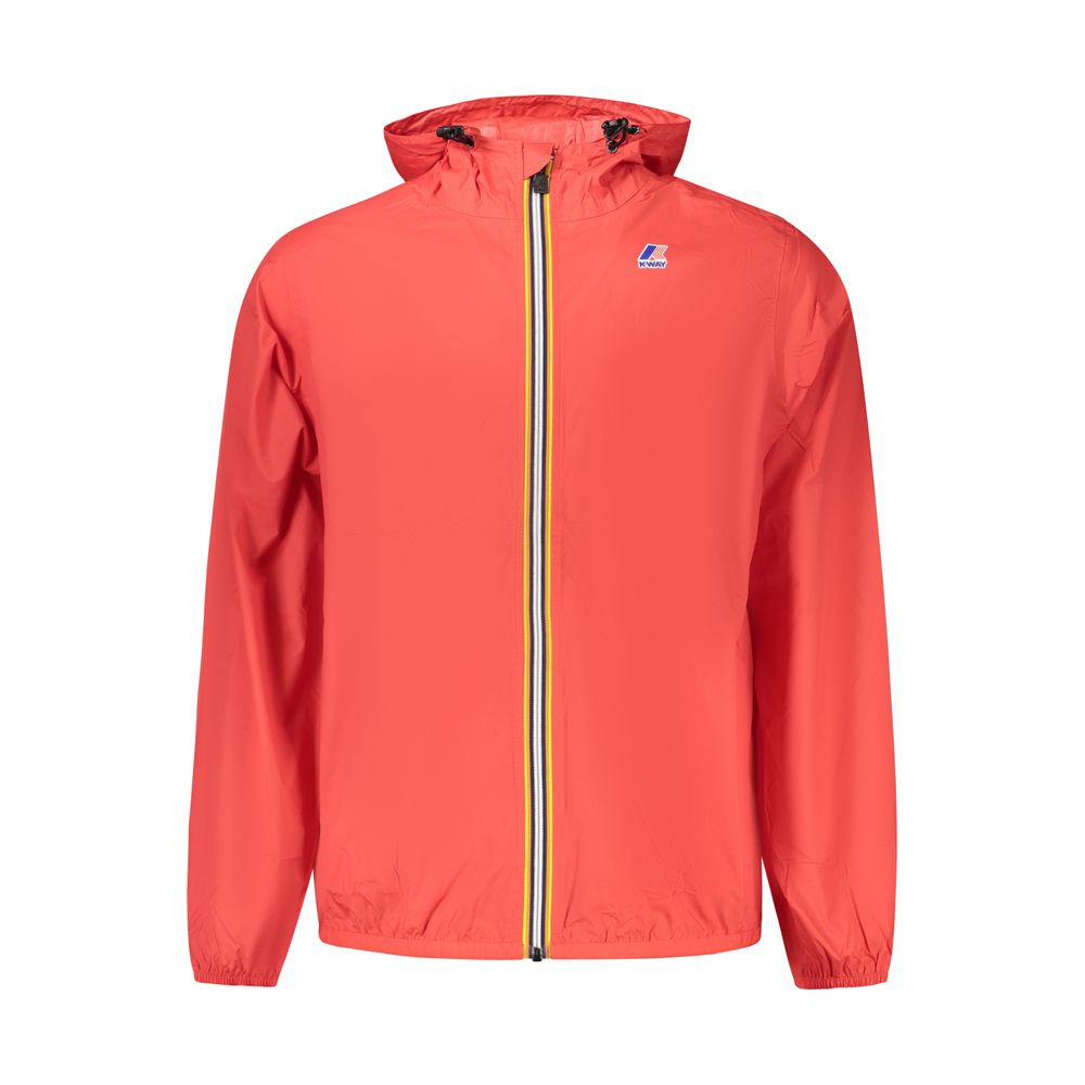 K-WAY Red Polyamide Men's Jacket
