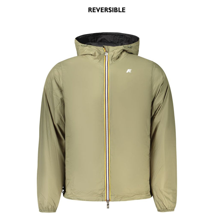K-WAY Blue Nylon Shell Jacket