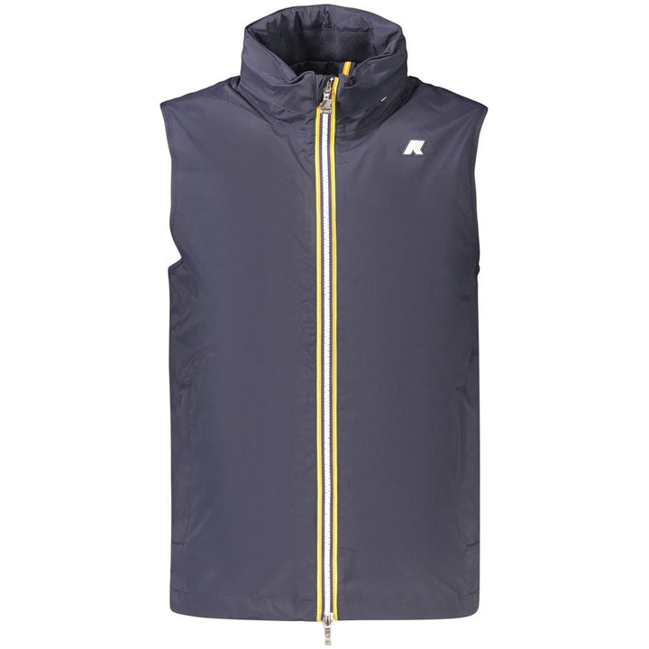 K-WAY Blue Nylon Men's Jacket
