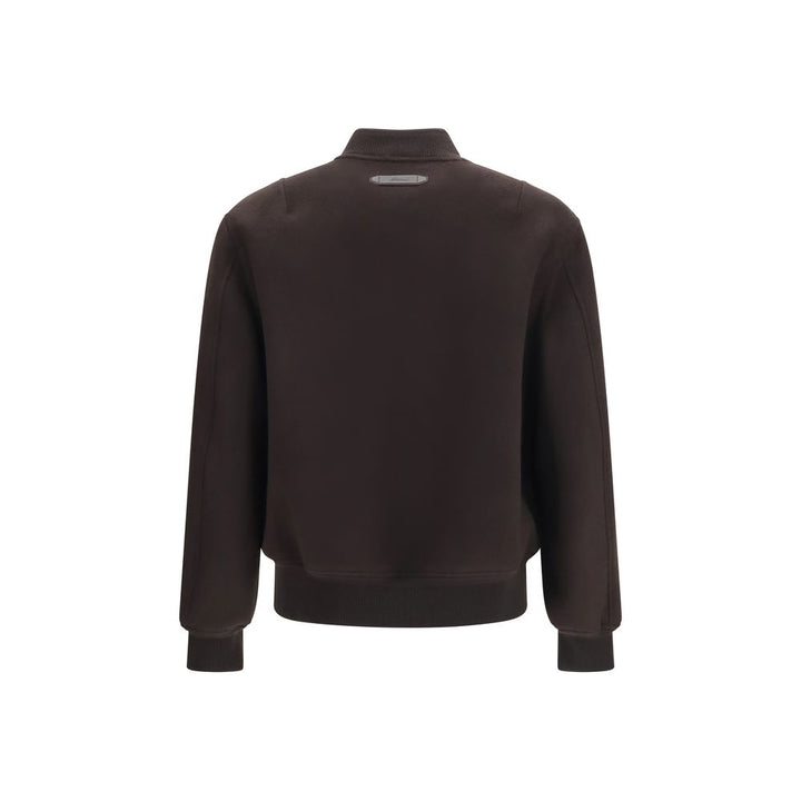 Brioni Brown Wool Oves Aries Bomber