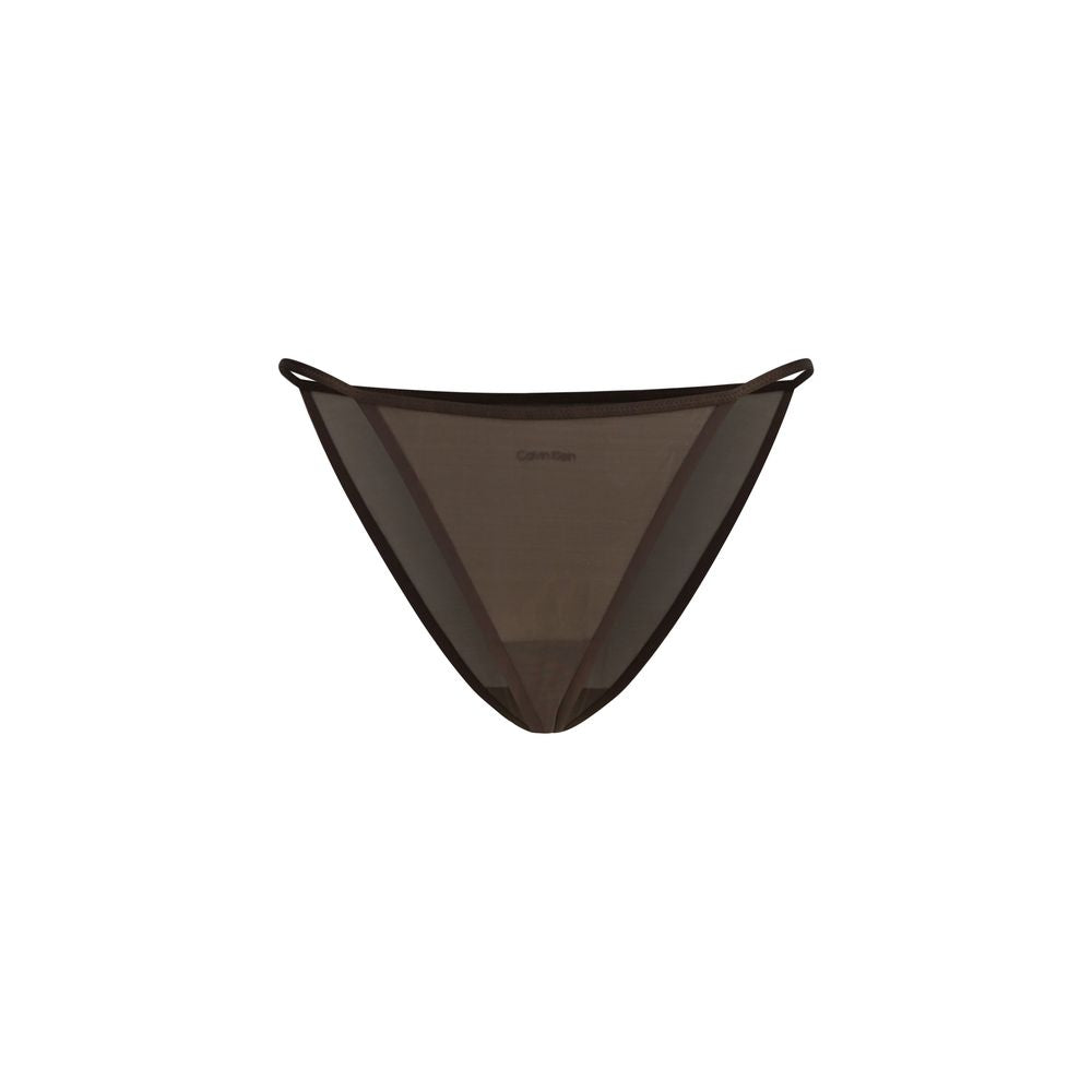 Calvin Klein Brown Nylon Pantie