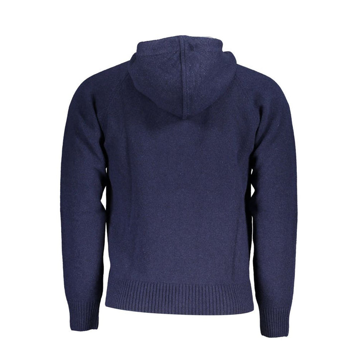 K-WAY Blue Wool Men's Pullover